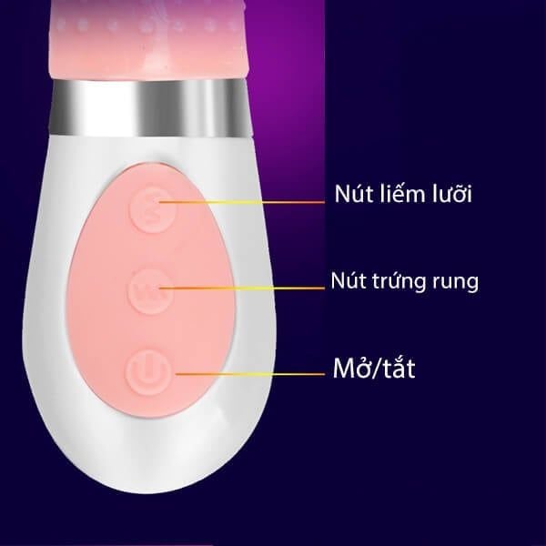 Chú hề liếm lưỡi. chú hề
