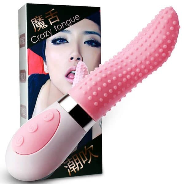 Chú hề liếm lưỡi. chú hề
